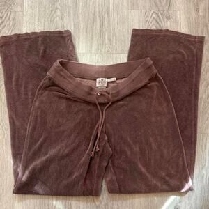 Vintage brown juicy couture lowrise flare tracksuit pants
